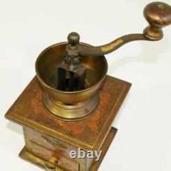 Mazzoni f. Lli Antique Italian Coffee Mill ITALY Old Correction USED