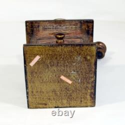 Mazzoni f. Lli Antique Italian Coffee Mill ITALY Old Correction USED