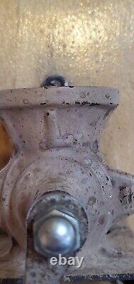 NICE! Antique AUSTRIA ART DECO wall mount coffee grinder PORCELAIN decor cubist