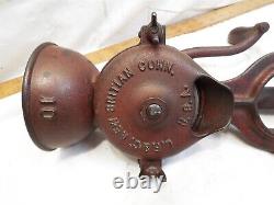 New Britain Conn Crown Coffee Grinder Mill Landers Frary Clark Farm Table Top