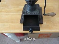 No. 1 Enterprise Coffee Grinder 1875 Patent antique cast iron mill