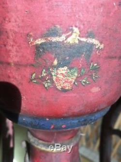 ORIG PAINT EAGLE Antique Elgin National Coffee Mill Grinder Woodruff& Edwards 44