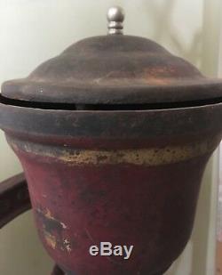 ORIG PAINT EAGLE Antique Elgin National Coffee Mill Grinder Woodruff& Edwards 44