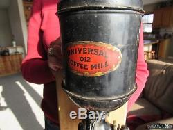 ORIGINAL c1906 LANDERS FRARY & CLARK COFFEE GRINDER / MILL UNIVERSAL # 012 MILL
