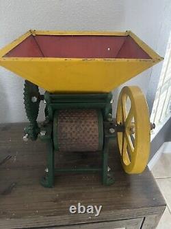 Old Antique Cast Iron Coffee Mill Grinder By Ideal Antioqueno No 2 1/2 Heavy