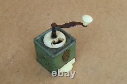 Old Antique Vintage Romanian Pepper Grinder Coffee Mill Resita Early 20th 1930's