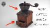 Old Coffee Grinder Restoration Rusty And Dirty