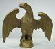 Old Eagle Finial Topper spread winged brass gold gilt ornate coffee grinder flag