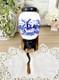 Old Vintage Manual Dutch Coffee Grinder Delft Porcelain With A Mill Netherlands