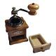 Old Vintage Wooden Hand Carved Antique Coffee Crusher Grinder Collectible FRANCE