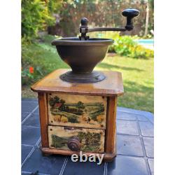 Old antique coffee grinder PEUGEOT FRANCE