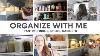 Organize With Me Pantry Refrigerator Cabinets Farmhouse Kitchen Organization