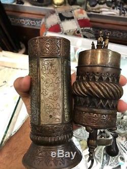 Orientalist Ottoman Arabic Islamic Brass Coffee Grinder Coffee MILL