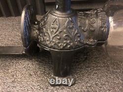 Original Antique Primitive Arcade Crystal No. 3 Coffee Grinder LOOK! Wall Mount