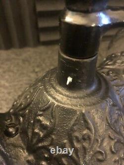 Original Antique Primitive Arcade Crystal No. 3 Coffee Grinder LOOK! Wall Mount