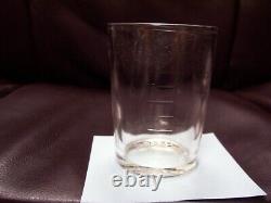 Original Arcade Crystal No. 3 catch cup with tablespoon markings in Ex. Cond