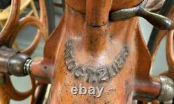 Oversized Cast Iron 19th Century Enterprise Polychrome Coffee Grinder