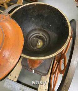 Oversized Cast Iron 19th Century Enterprise Polychrome Coffee Grinder