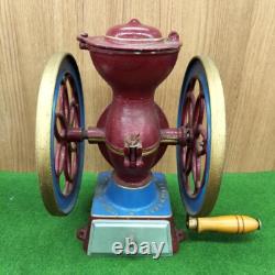 PROGRESSO Manual Coffee Grinder Antique Hand Crank Mill Junk Broken Brazil