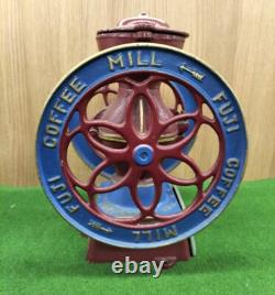PROGRESSO Manual Coffee Grinder Antique Hand Crank Mill Junk Broken Brazil