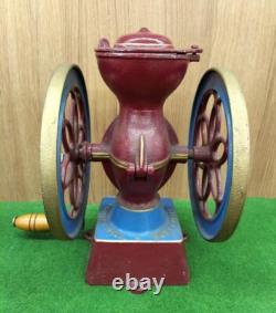 PROGRESSO Manual Coffee Grinder Antique Hand Crank Mill Junk Broken Brazil