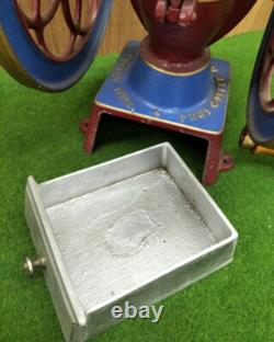 PROGRESSO Manual Coffee Grinder Antique Hand Crank Mill Junk Broken Brazil