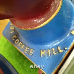 PROGRESSO Manual Coffee Grinder Antique Hand Crank Mill Junk Broken Brazil