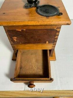 Parker No. 555 Antique Coffee Grinder Mill