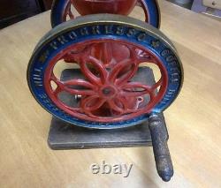 Progresso Coffee Mill Vintage Hand Crank Grinder Retro Antique from Japan Used
