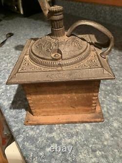 RARE ANTIQUE Arcade Imperial Coffee Mill #705 GRINDER INCREDIBLE CONDITION