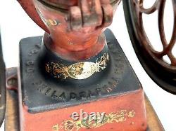 RARE ANTIQUE ENTERPRISE N0. 2 COFFEE GRINDER / Lamp ORIGINAL PAINT FAST SHIP