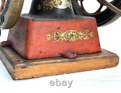 RARE ANTIQUE ENTERPRISE N0. 2 COFFEE GRINDER / Lamp ORIGINAL PAINT FAST SHIP