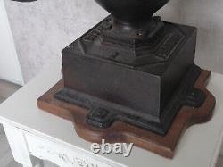 RARE ANTIQUE FRENCH MANUAL COFFEE GRINDER MUTZIG FRAMONT 2 -fully functional