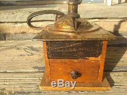 RARE ANTIQUE King NO 930 COFFEE MILL GRINDER ARCADE MFG CO