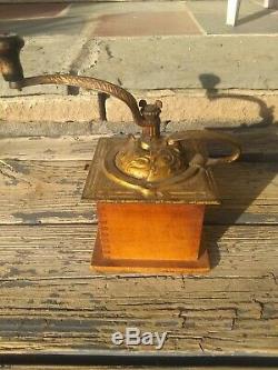 RARE ANTIQUE King NO 930 COFFEE MILL GRINDER ARCADE MFG CO