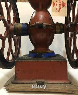 RARE ANTIQUE THE CHA'S PARKER CO. MERIDEN CONN. COFFEE GRINDER MILL! No3000