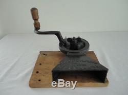 RARE! Antique DR. EDWARDS MILL (PAT. MAR 1,1859) Cast Iron Coffee Grinder Mill
