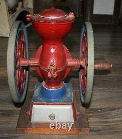 RARE Antique FUJI COFFEE MILL grinder similar to Enterprise #2 cast iron