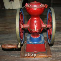 RARE Antique FUJI COFFEE MILL grinder similar to Enterprise #2 cast iron