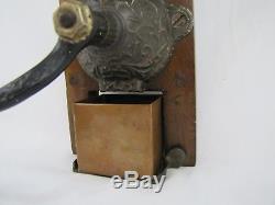 RARE- Antique JEWEL wall Mount Coffee Grinder