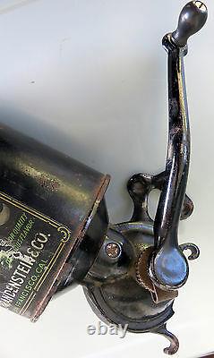 RARE Antique MJB Coffee Grinder, 1900s