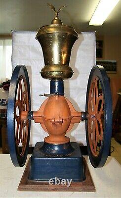 RARE Antique coffee grinder Enterprise #8 NICE! 17 wheels