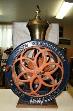 RARE Antique coffee grinder Enterprise #8 NICE! 17 wheels
