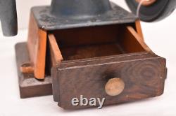 RARE Early 1900 Enterprise M. F. G Co Coffee Grinder Mill Antique Cast Iron