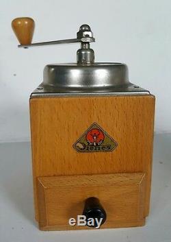 RARE GERMAN COFFEE MOCHA GRINDER PeDe, PETER DIENES ANTIQUE WORKS ESPRESSO