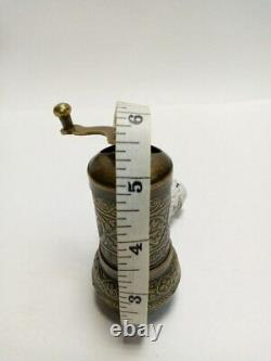 RARE VTG Antique Handmade Steel Coffee Grinder With Signature A&R
