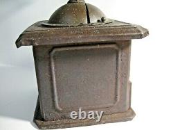 RARE Vintage100 % OLD metal Table Box Coffee mill Grinder ANTIQUE PEUGEOT FRERES