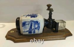 REAL ZASSENHAUS 1950's Vintage German Coffee Grinder Dutch Delft Mill Netherland