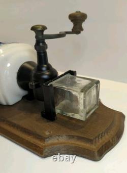 REAL ZASSENHAUS 1950's Vintage German Coffee Grinder Dutch Delft Mill Netherland