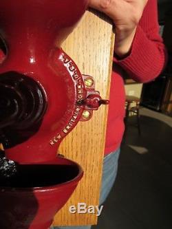RESTORED 1880's LANDERS FRARY & CLARK CAST IRON #001 COFFEE GRINDER / MILL